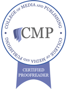 CMP Certified Proofreader charter mark